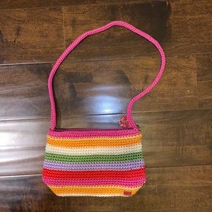 NWOT The Sak Crochet Striped Purse